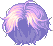 Naturally Set Perm, purple