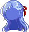 Sleek Hair, blue