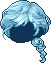 Chief Knight Hawkeye Hair, blue