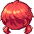 Blaze Wizard Knight Hair, red