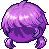 Blaze Wizard Knight Hair, purple