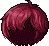 Night Walker Knight Hair, red
