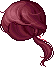 Crescent Moon Hair, red
