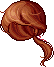 Crescent Moon Hair, orange