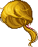 Crescent Moon Hair, blonde