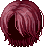 Half Chic Hair, red