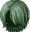 Half Chic Hair, green