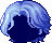 Gentle Hair, blue