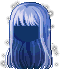Dark Stellar Hair, blue