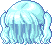 Lemon Tea Hair, blue