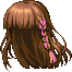 Long Mesh Hair, brown
