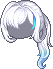 Snow Blossoms Hair, blue