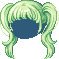 Grave Keeper Hair, green
