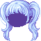 Grave Keeper Hair, blue