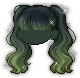 Night Abyss Hair, green
