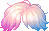 Ombre Shag, red