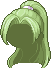 Akatsuki Warrior Hair, green