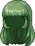 Spirit Walker of the Five Planets Hair, green
