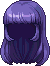 Spirit Walker of the Five Planets Hair, purple