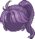Clipped Hair, purple