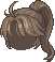Clipped Hair, brown