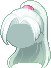 Akatsuki Warrior White Hair, green