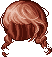 Plaited Pigtails Hair, orange