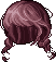 Plaited Pigtails Hair, brown
