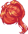 Friends World Kinesis Hair, red