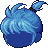 Resistance Battle Mage Hair, blue
