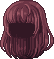 Demon Slayer Hair, red