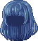 Demon Slayer Hair, blue