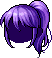 Samurai Ponytail, purple