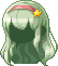 Amy Thys Hair, green