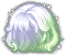 Blanche Hair, green