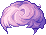Mountain o' Fluff Hair, purple