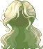 Grace Pigtails Hair, green