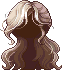 Grace Pigtails Hair, brown