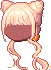 Pink Bean Hair, orange