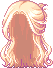 Half-Up Braid Hair, orange