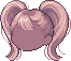 Voluminous Pigtails Hair, brown