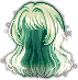 Wrapped Fox Tail Hair, green