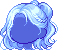 Mini-Braids Hair, blue