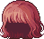Dark Lyrha Hair, red