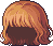 Dark Lyrha Hair, orange