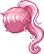 Unicorn Ponytail, red