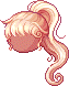 Unicorn Ponytail, orange