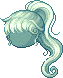 Unicorn Ponytail, green