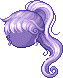 Unicorn Ponytail, purple
