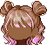 Vivid Heart Hair, brown